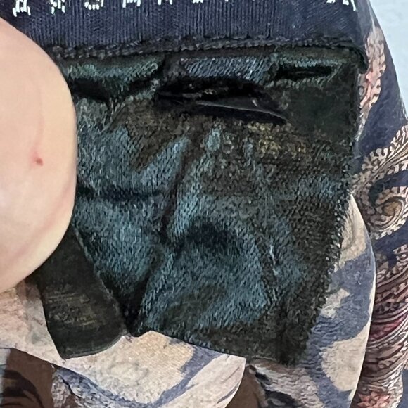 Vintage Escada Silk Blouse Top Paisley Print - Picture 9 of 11